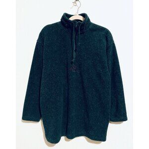 Victorias Secret Country Sweater Womens Small Green Embroidered Cottagecore